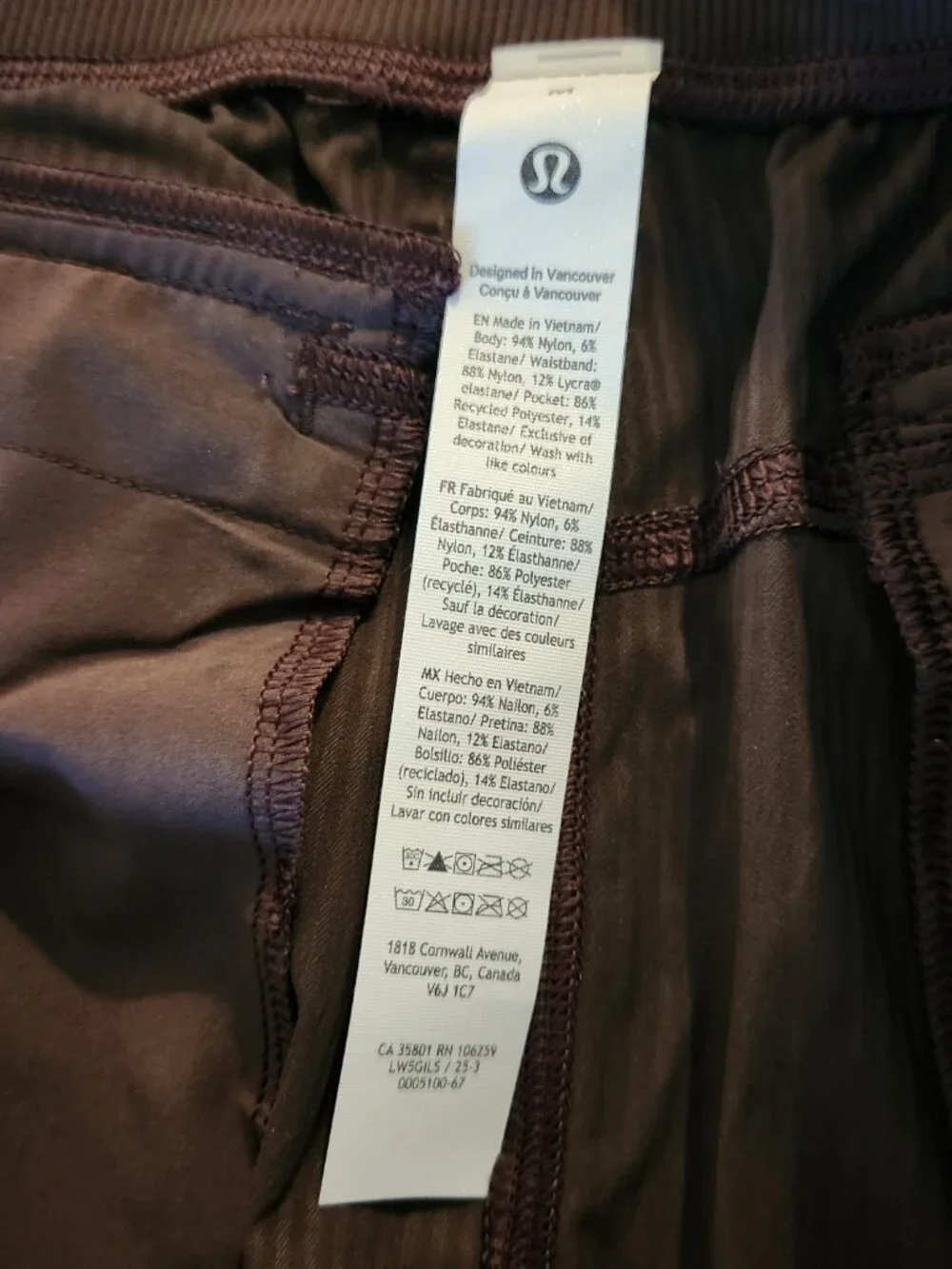 Lululemon Dance Studio Relaxed-Fit MR Cargo Pant Brown Size M